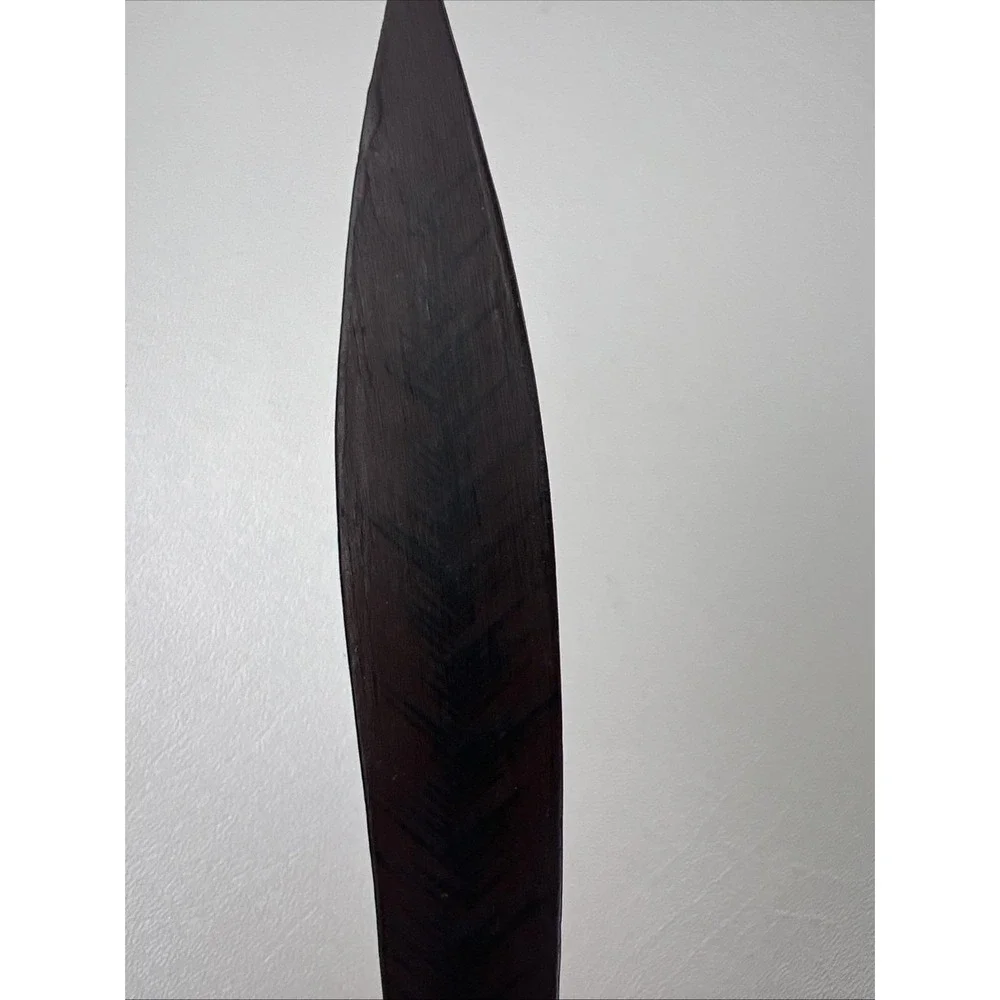 Vintage Wood Duck Letter Opener Hand Carved And Hand Painted 8.5 in